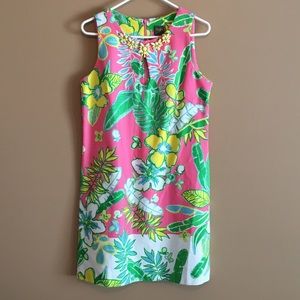 Taylor Floral Jewel Keyhole Dress, Sz 10, RT $118